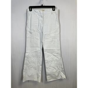 SEE BY CHLOE High Waisted Flare Pants Cotton Stretch in Light Blue Size 4